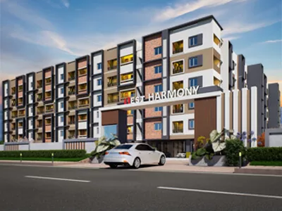 2BHK floor plan