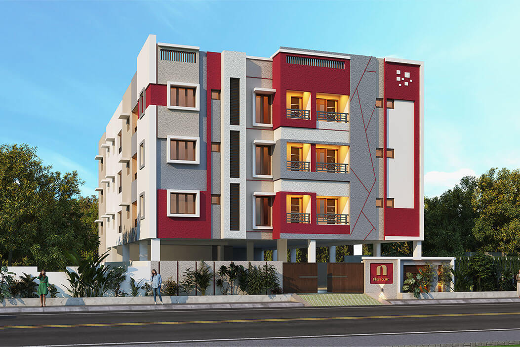 3BHK floor plan
