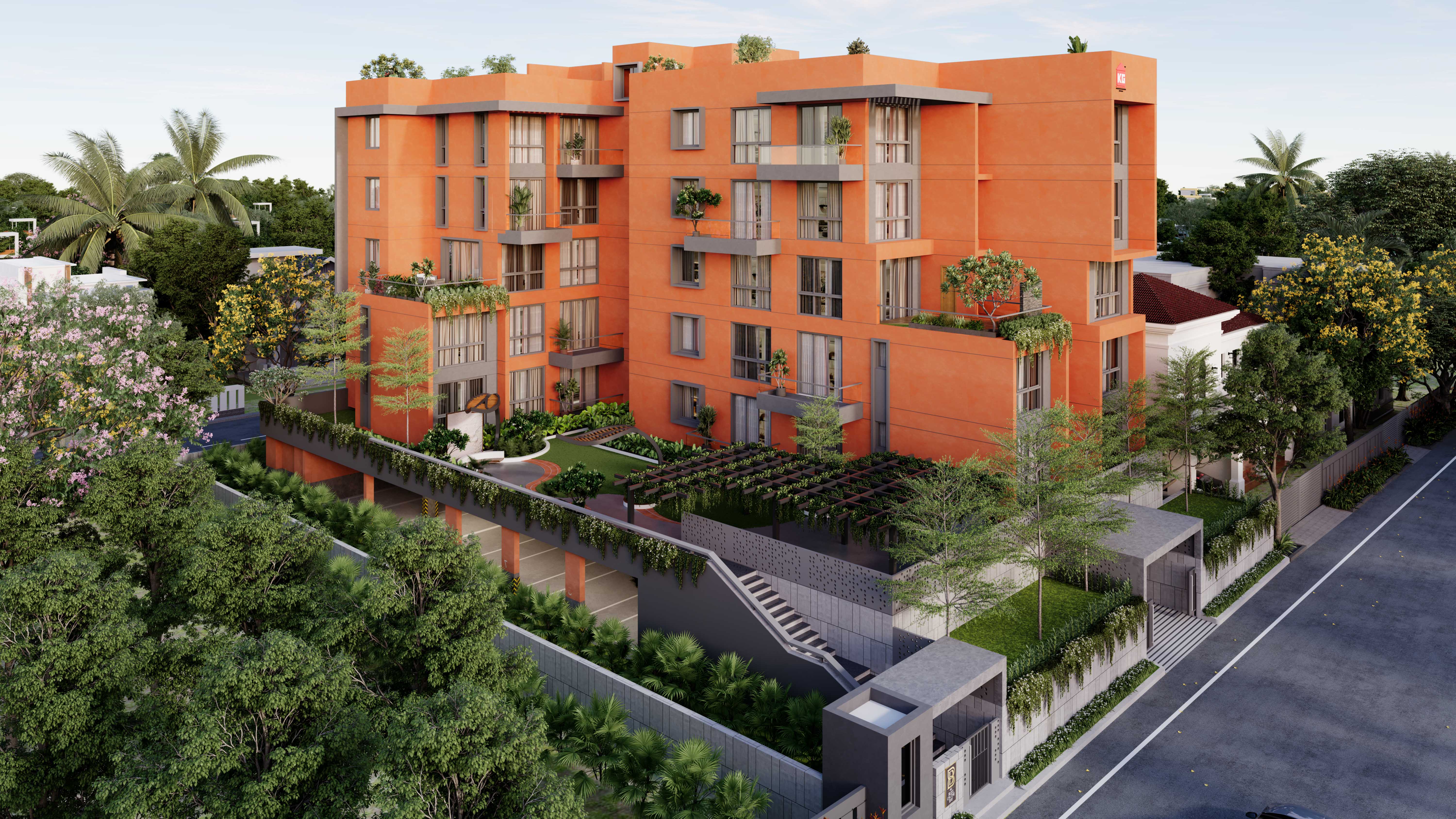 3BHK floor plan