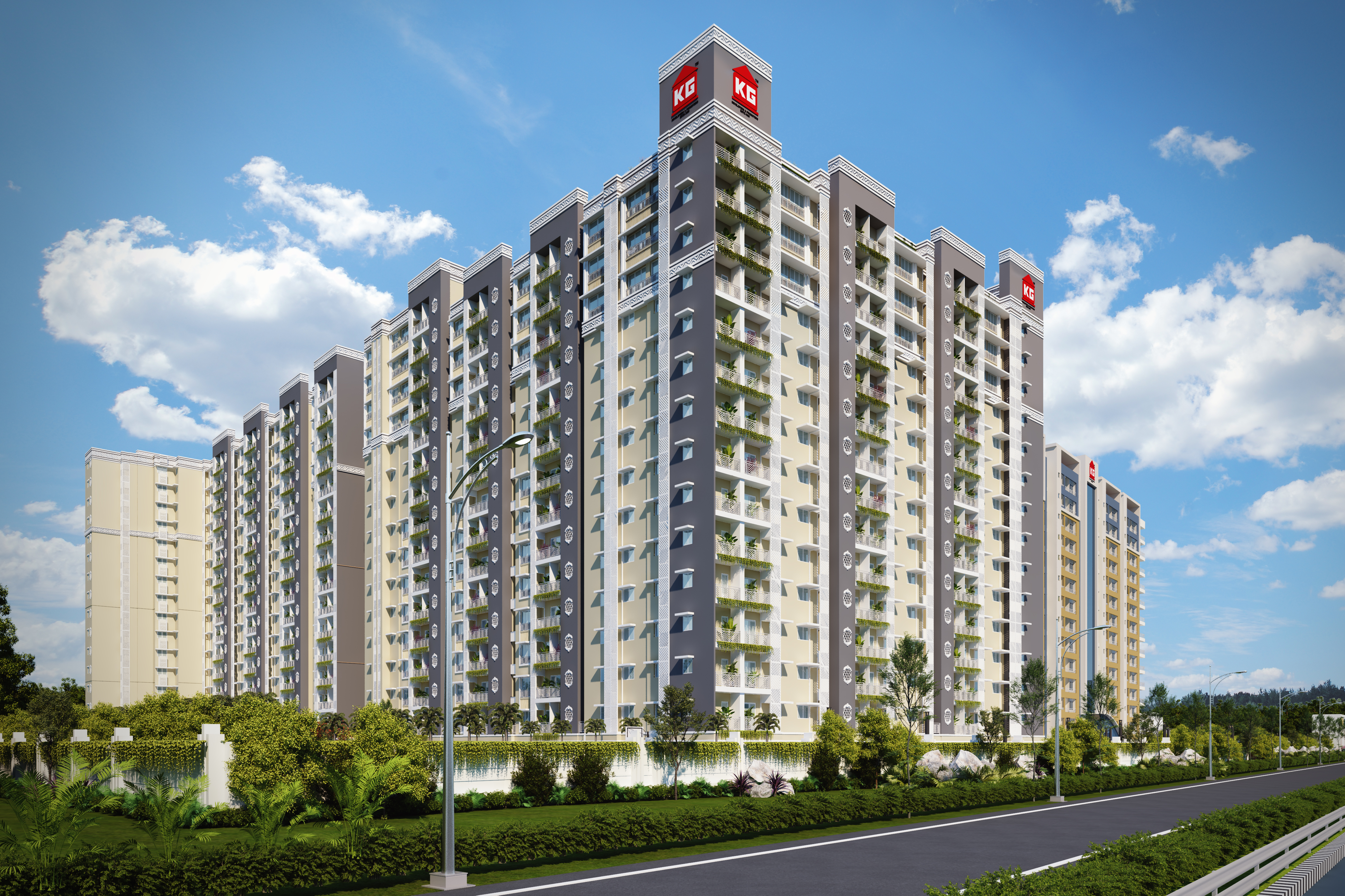 2BHK floor plan