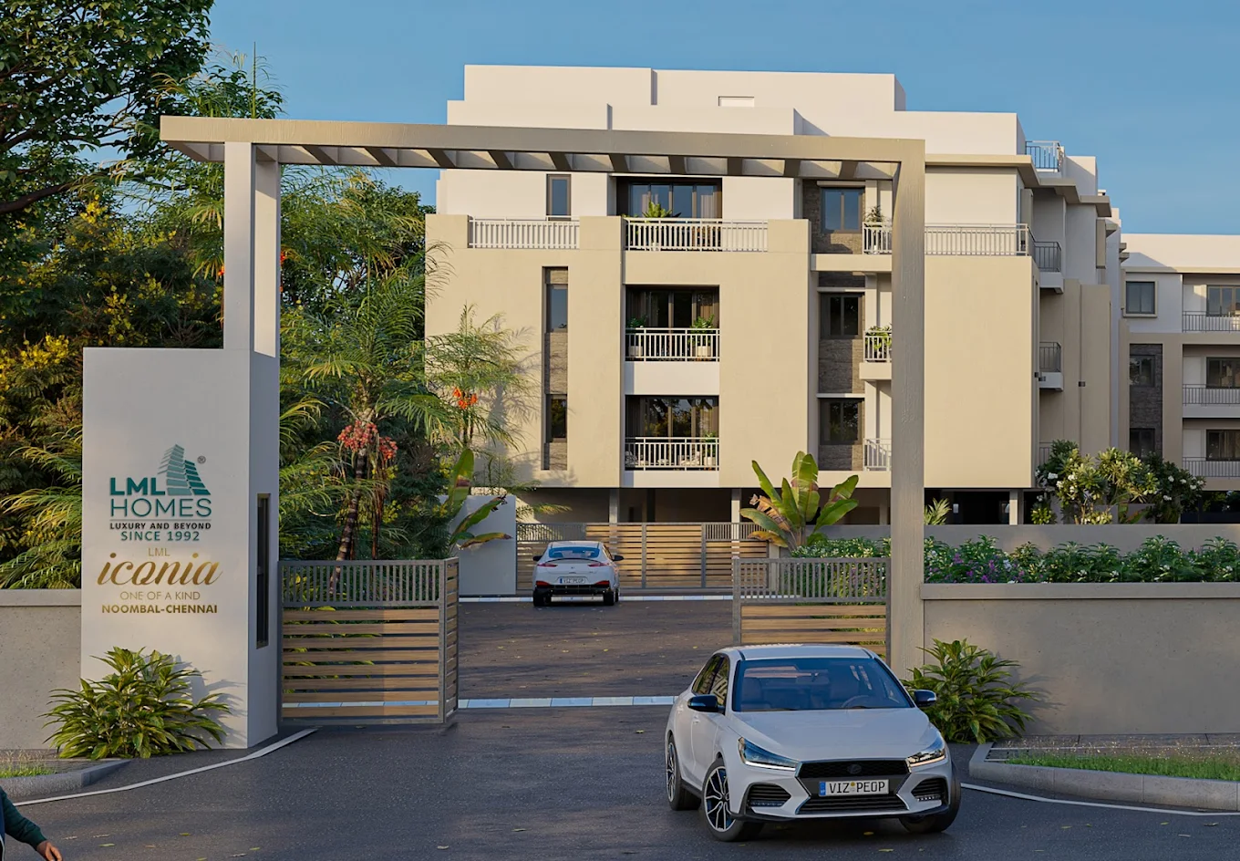 3BHK floor plan