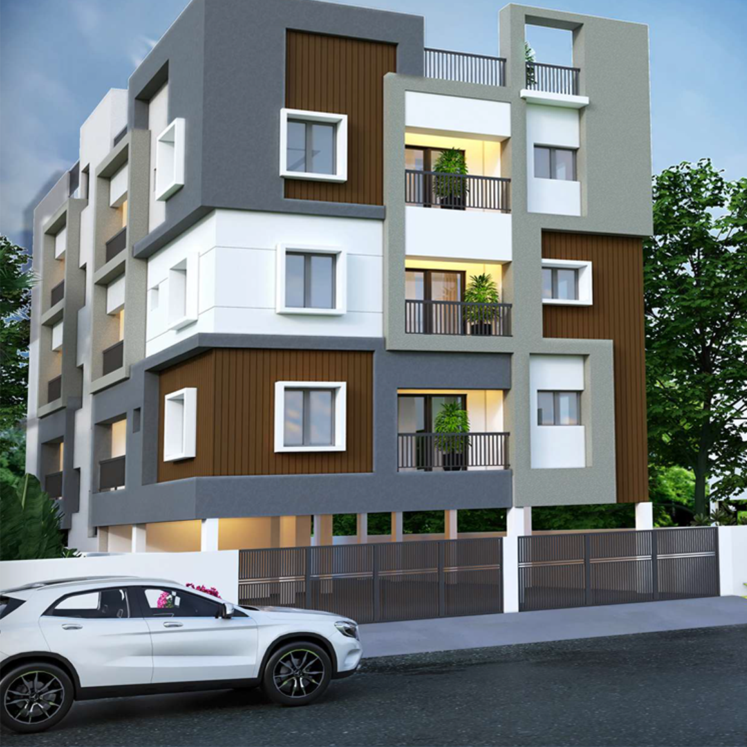 2BHK floor plan