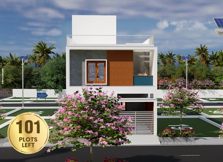 2BHK floor plan