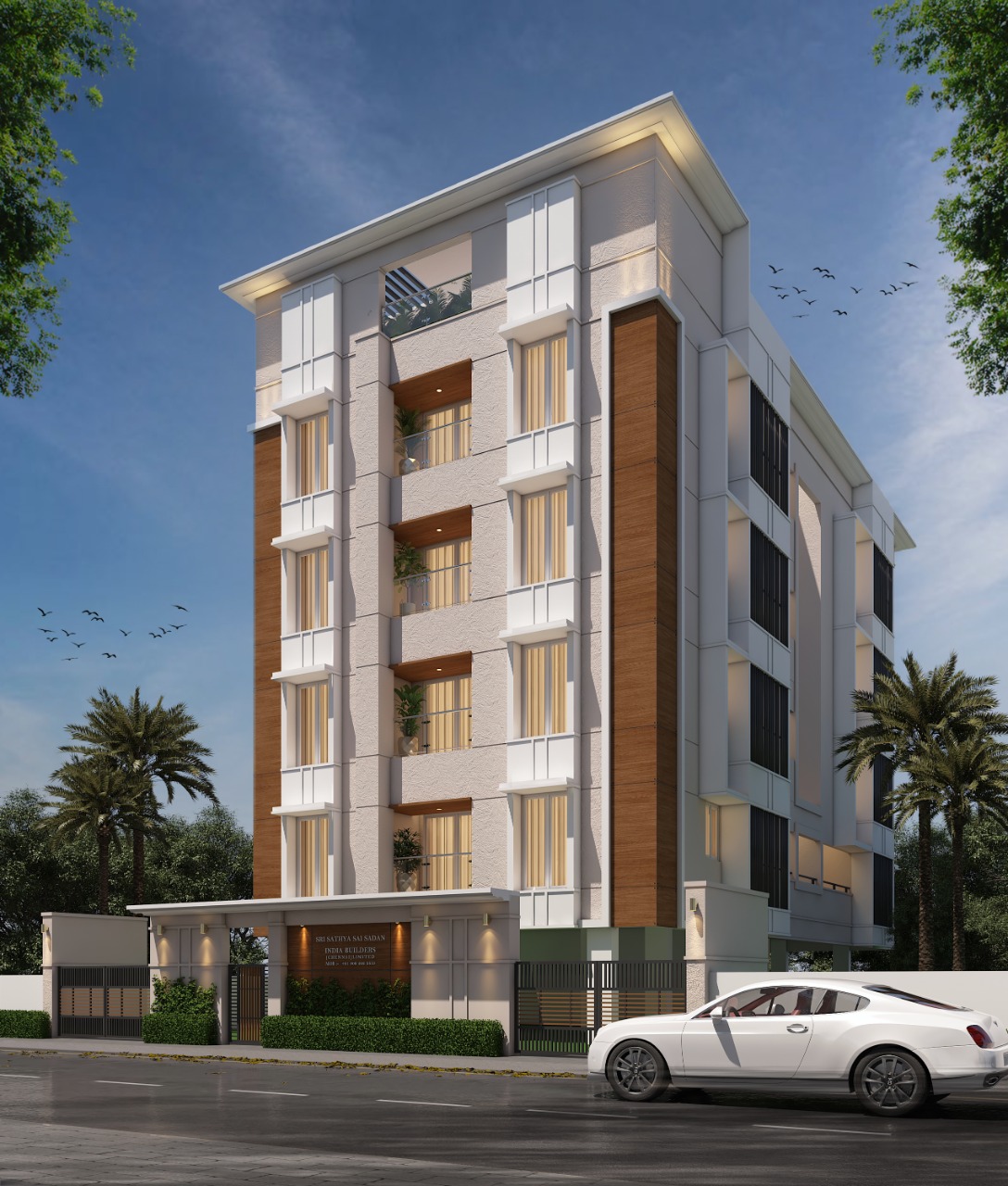 2BHK floor plan
