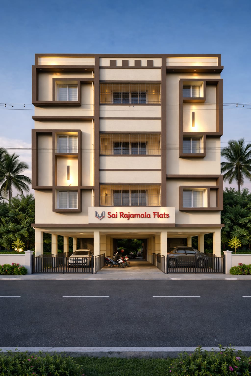 3BHK floor plan