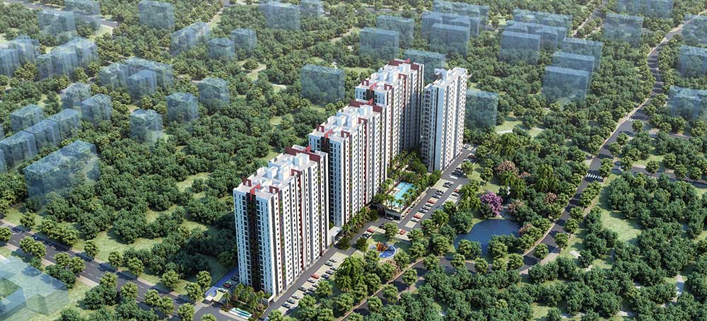 3BHK floor plan