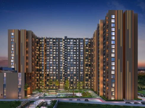 2BHK floor plan