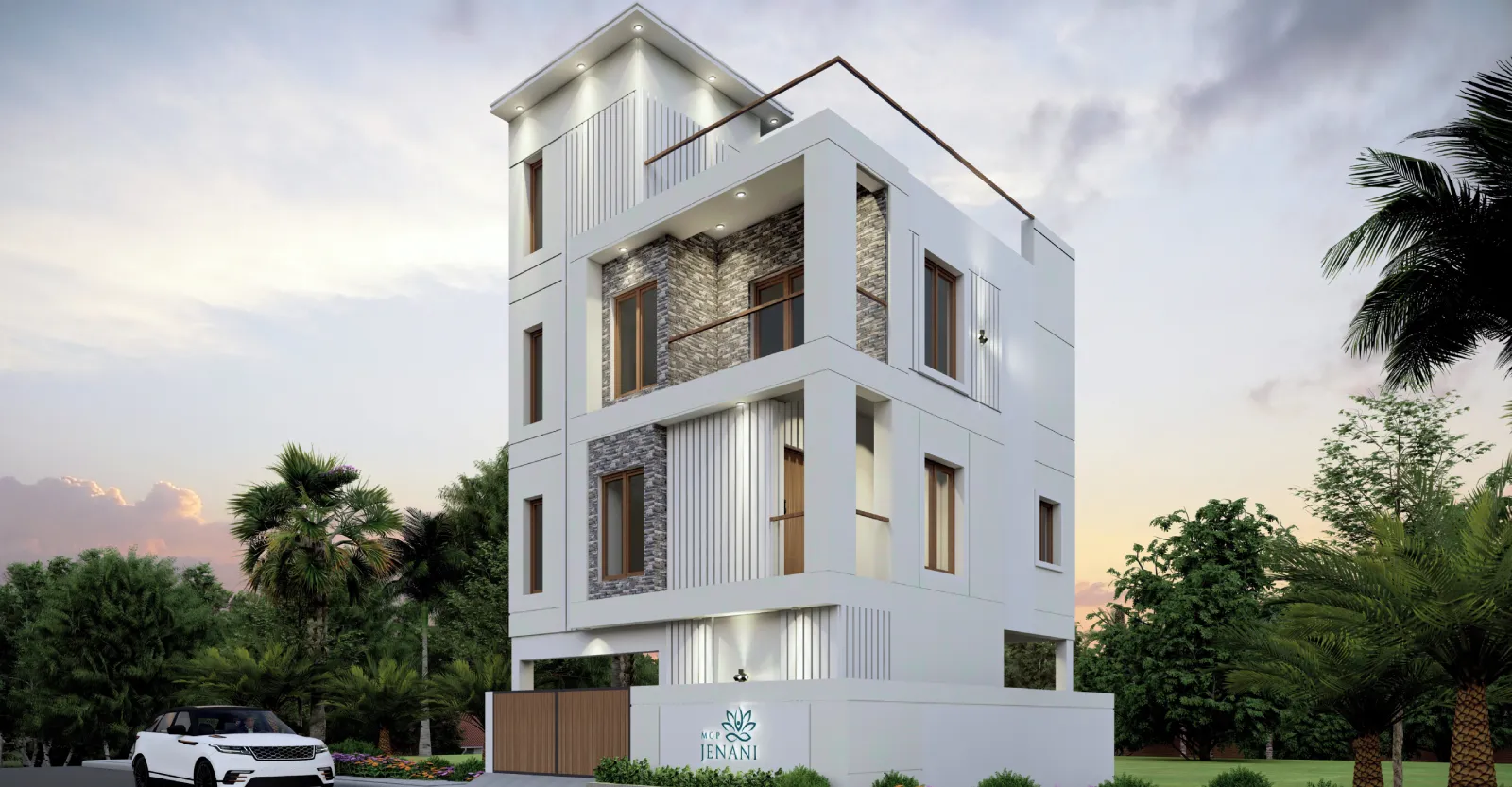 3BHK floor plan