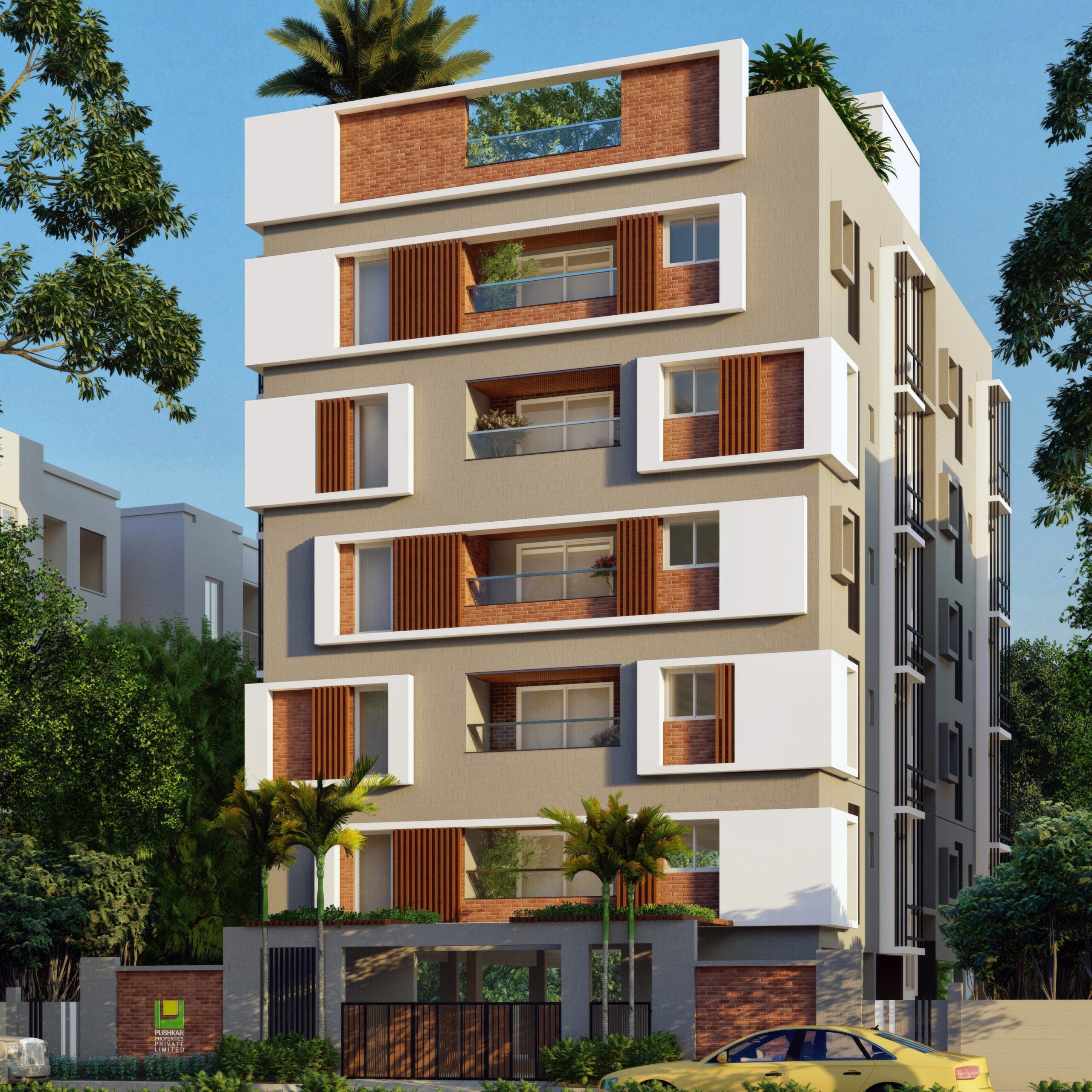 2BHK floor plan