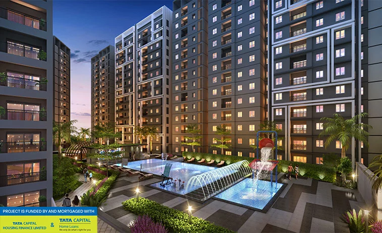 2BHK floor plan