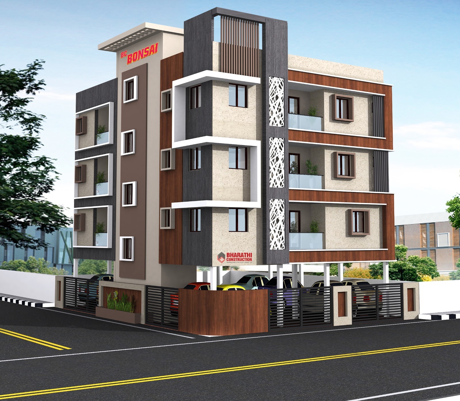 2BHK floor plan