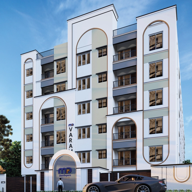2BHK floor plan