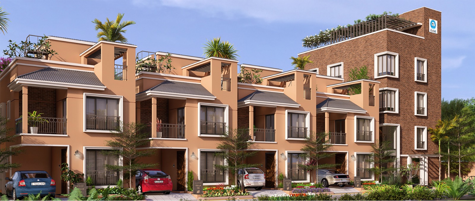 2BHK floor plan