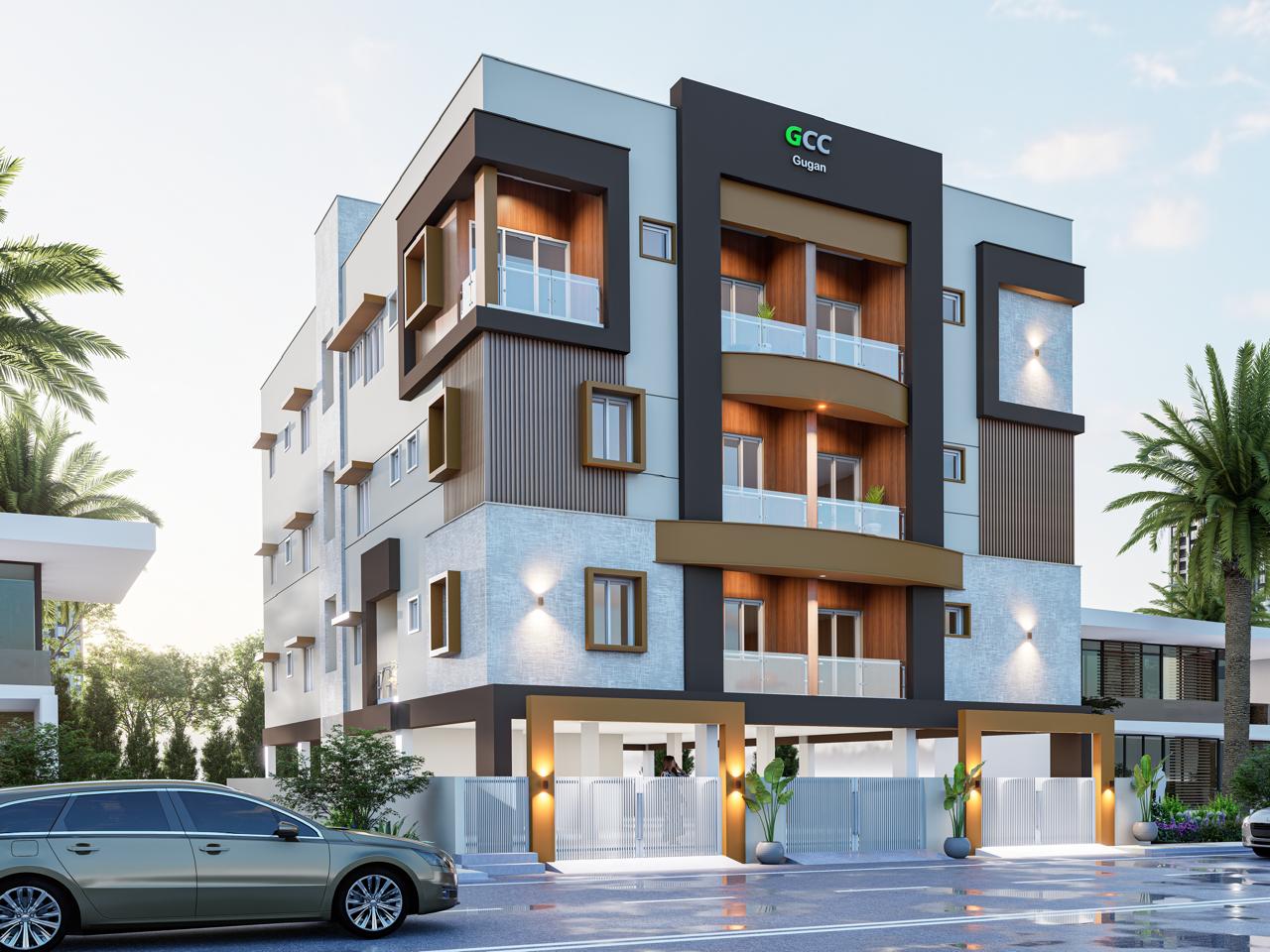 2BHK floor plan
