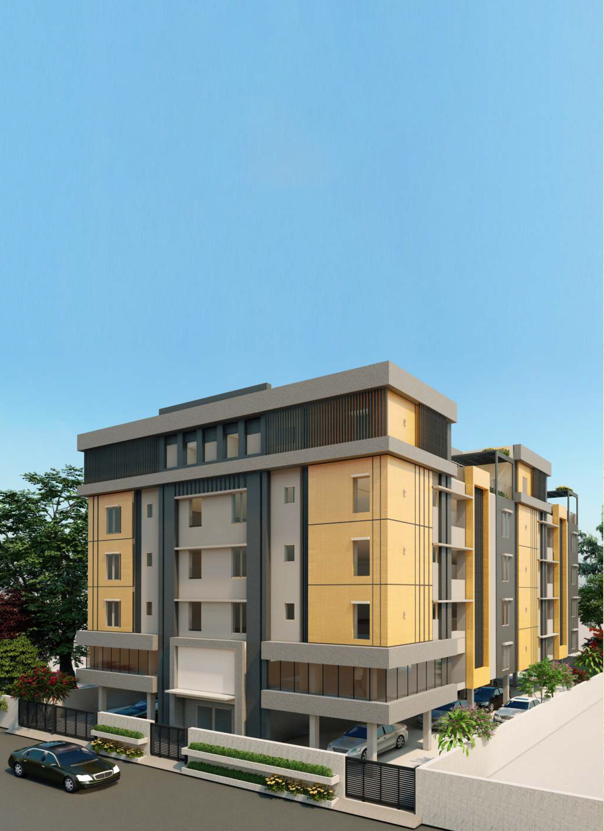 2BHK floor plan