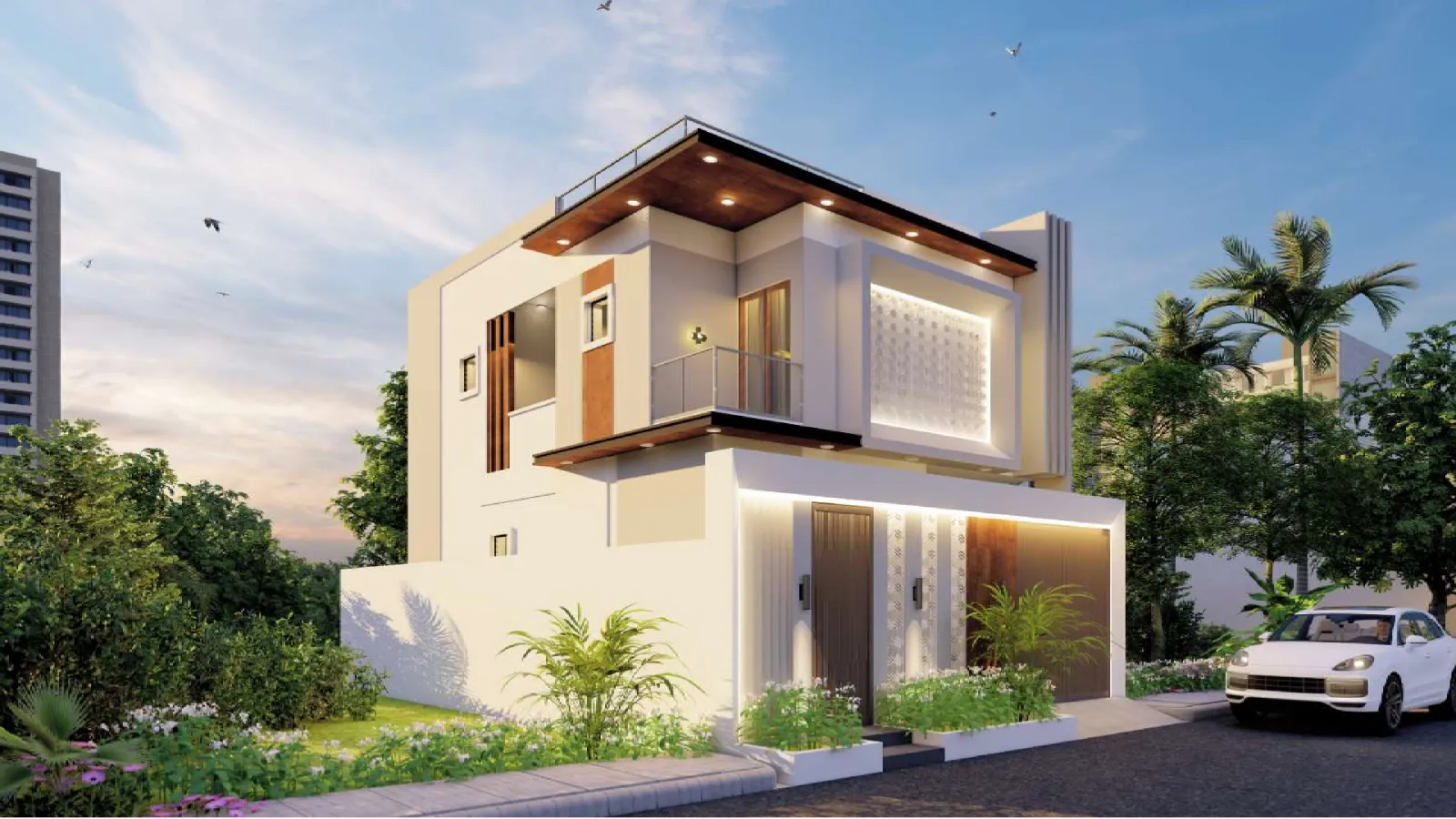 2BHK floor plan
