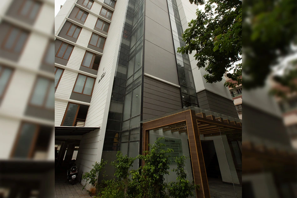 2BHK floor plan