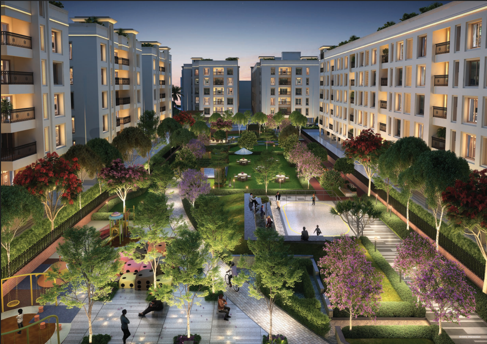2BHK floor plan