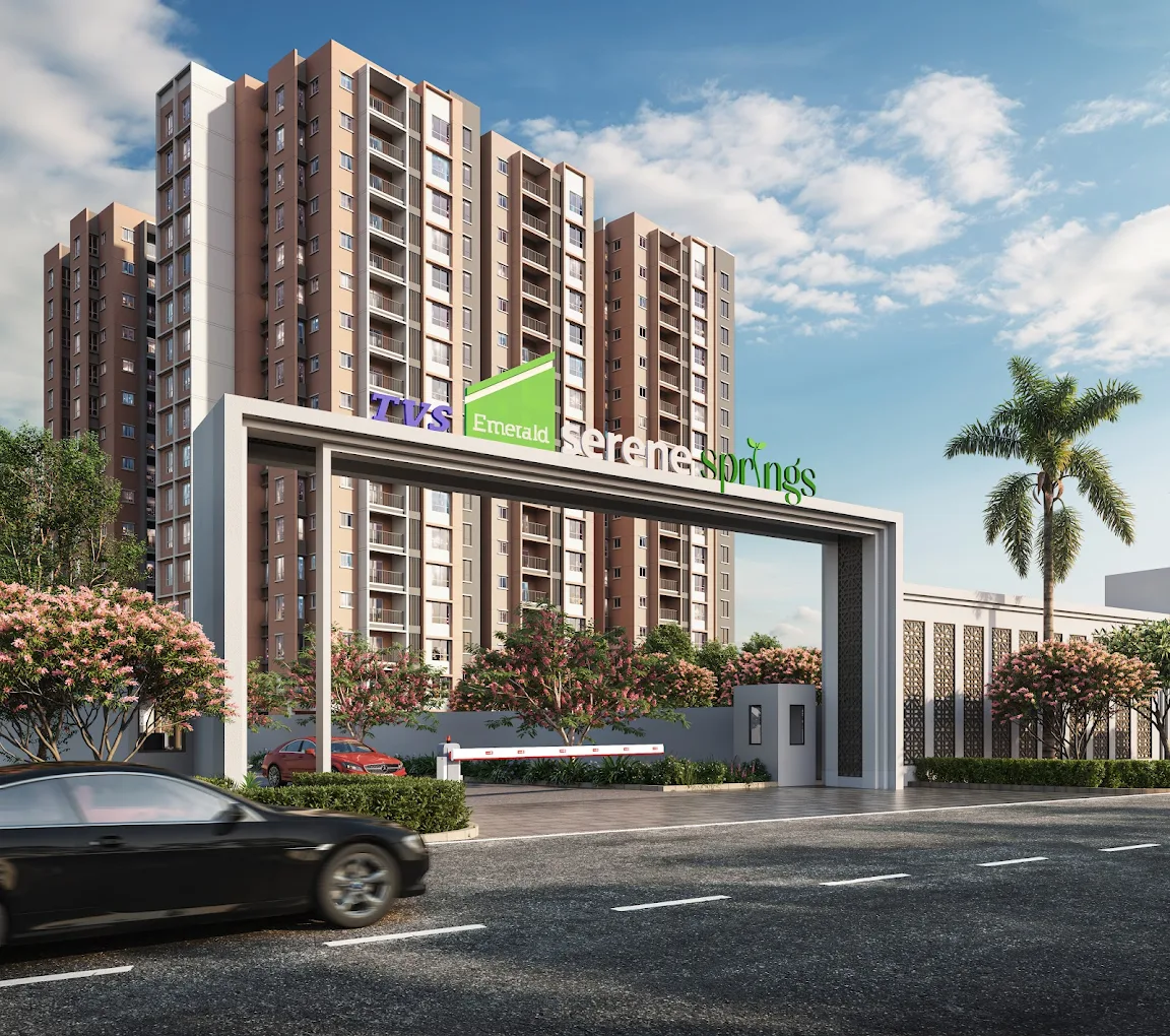 2BHK floor plan