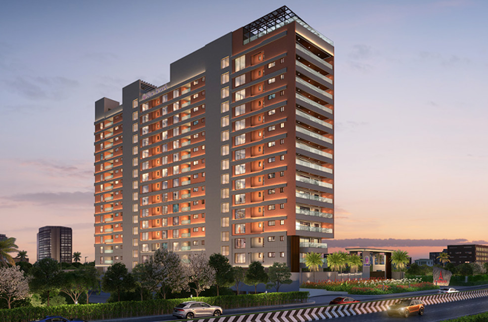 2BHK floor plan
