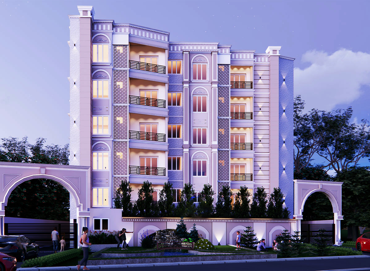2BHK floor plan