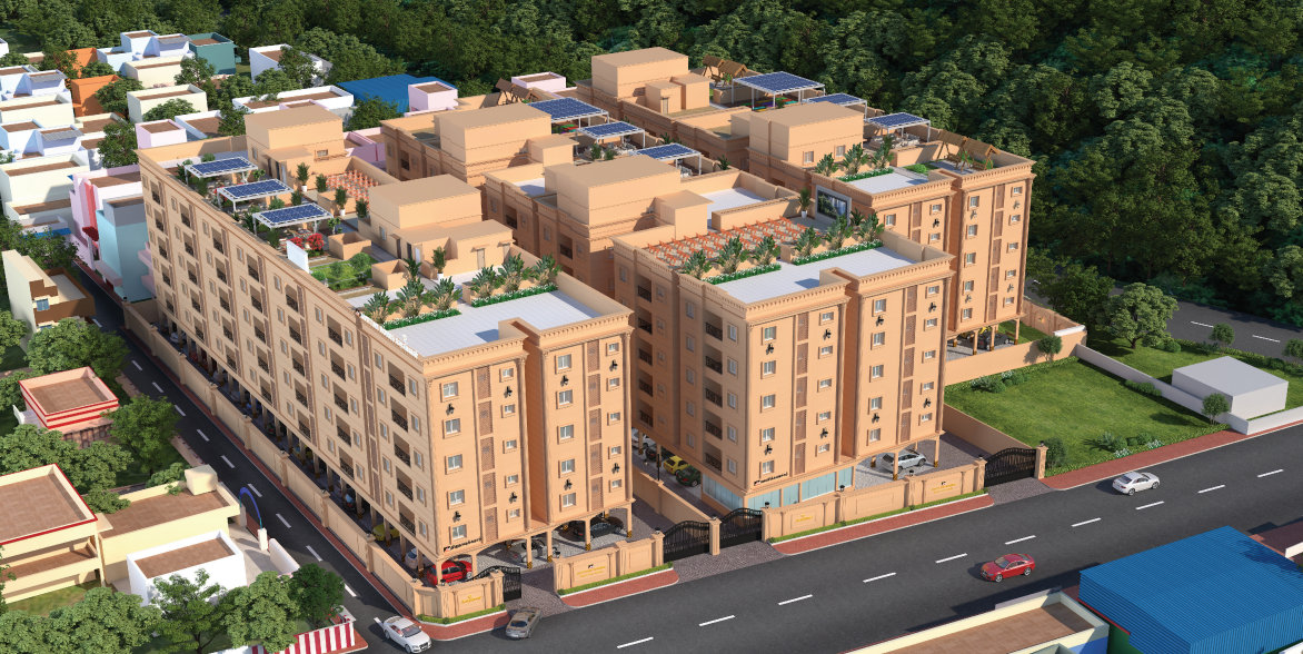 3BHK floor plan