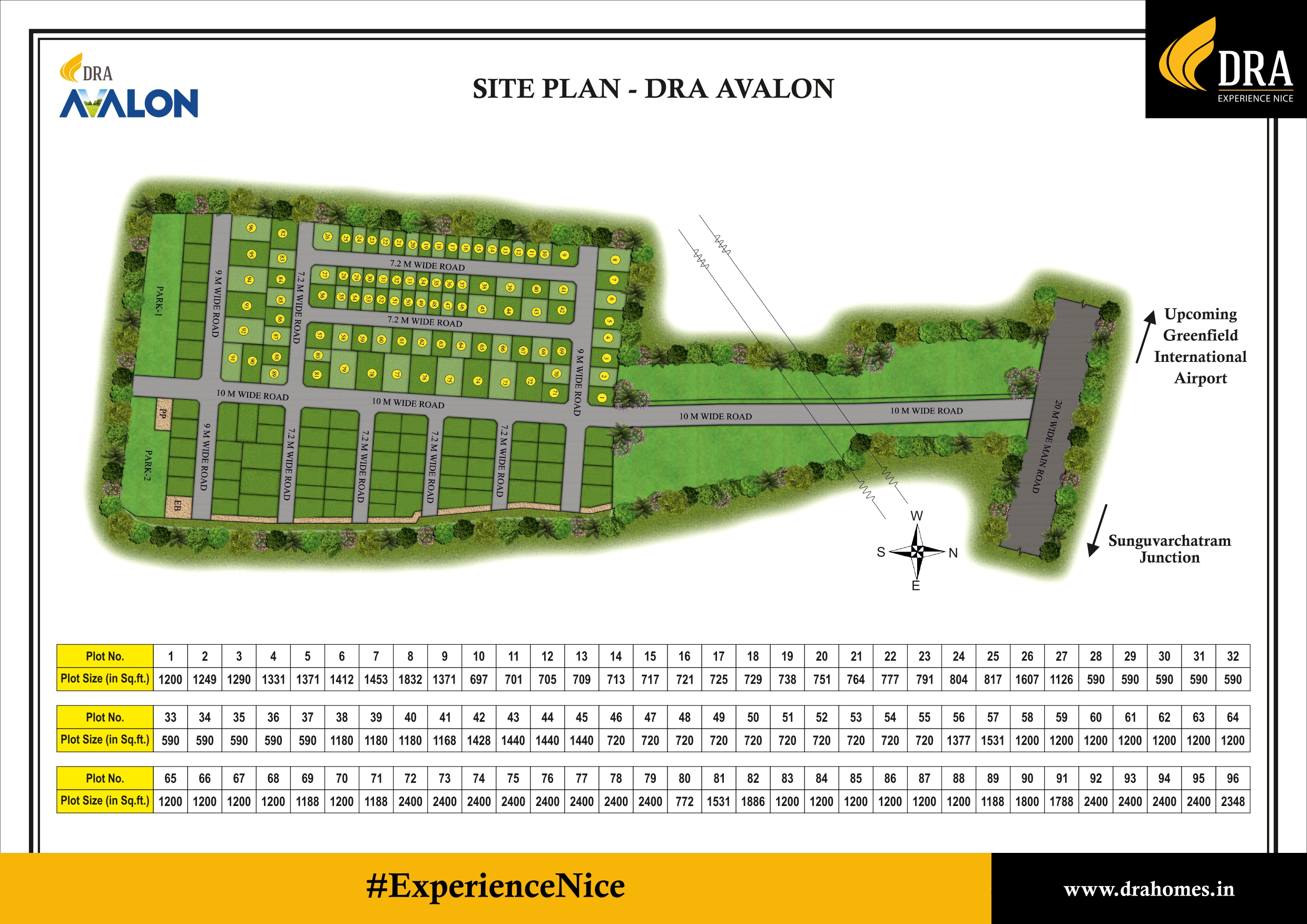 3BHK floor plan