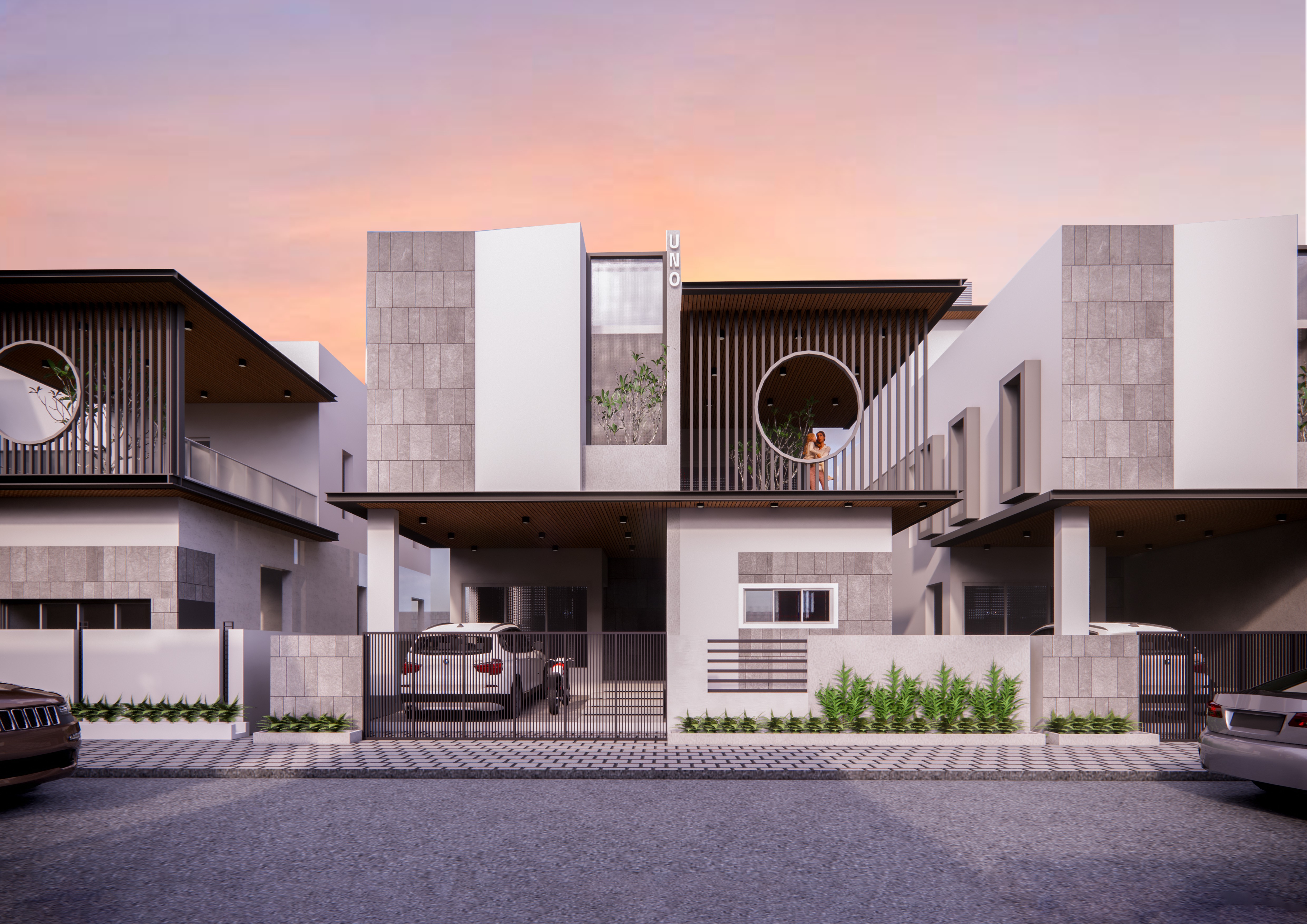 2BHK floor plan
