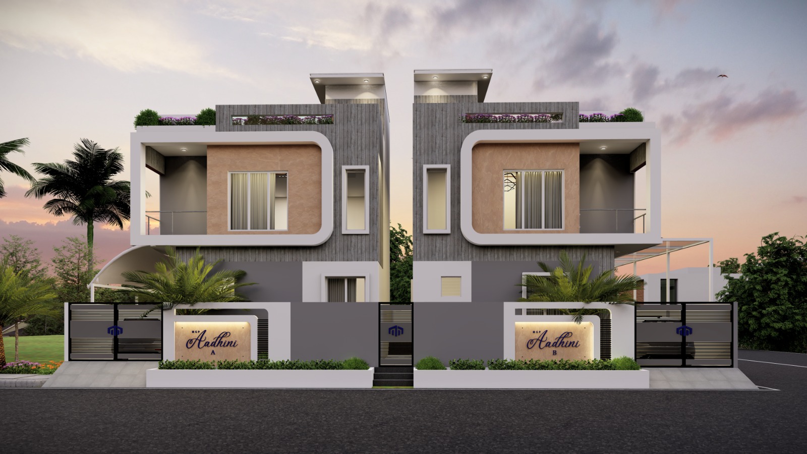 2BHK floor plan