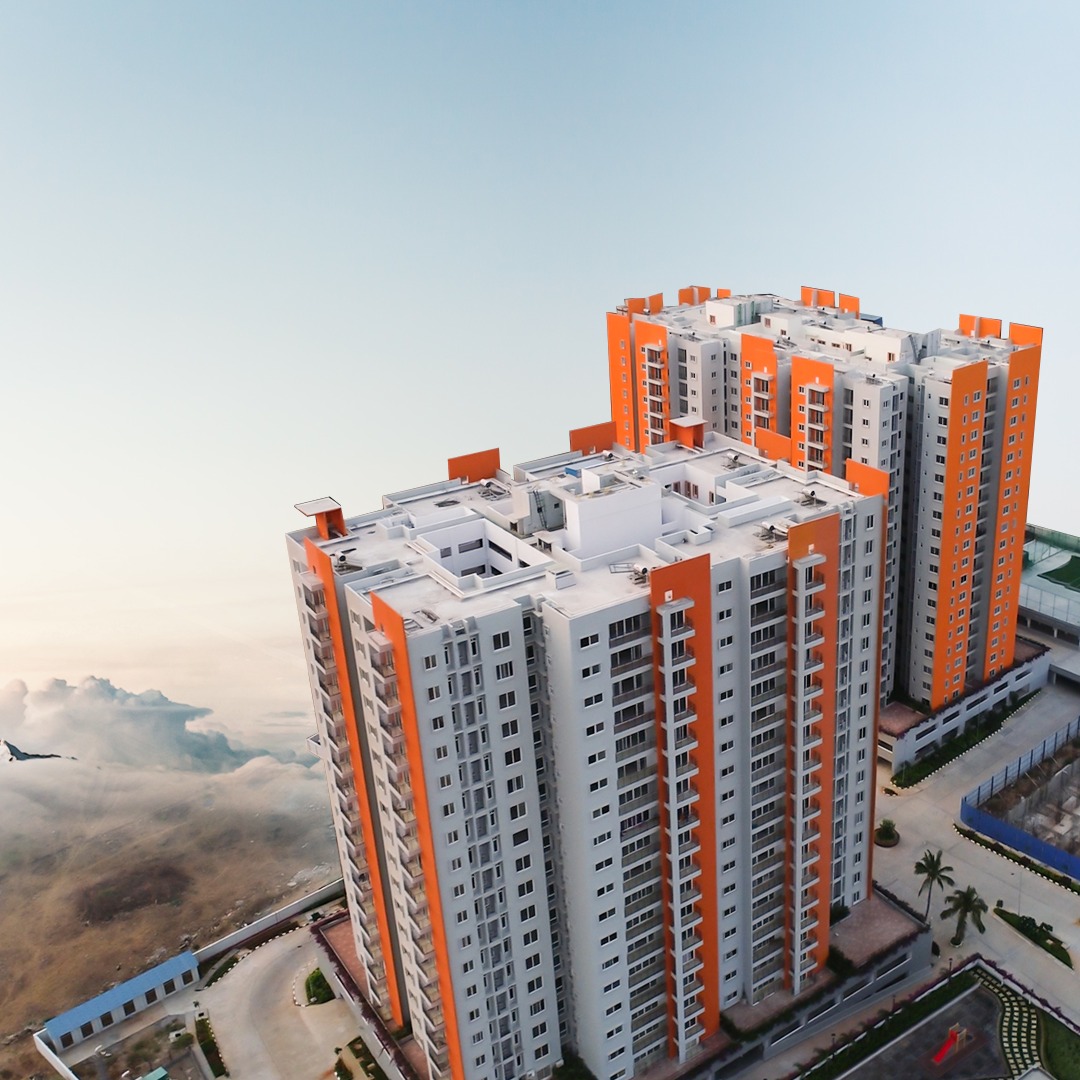 2BHK floor plan