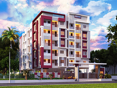 3BHK floor plan