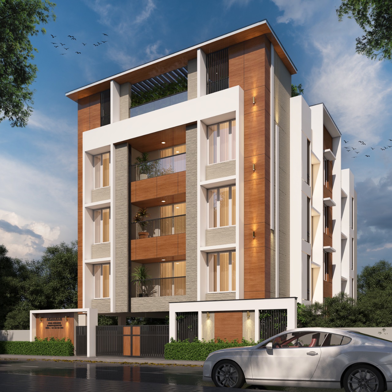 2BHK floor plan