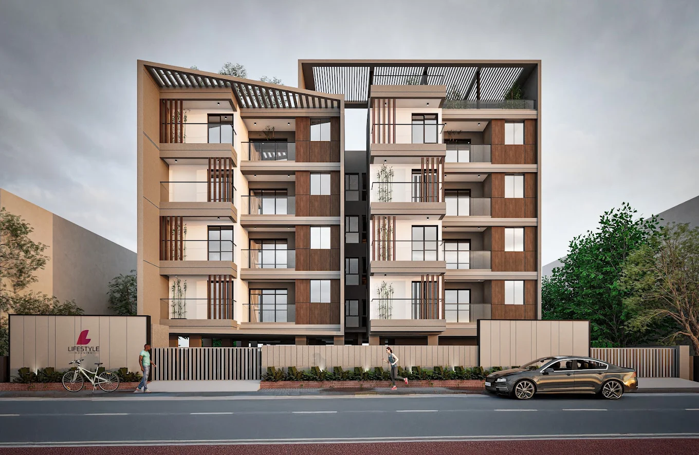 2BHK floor plan