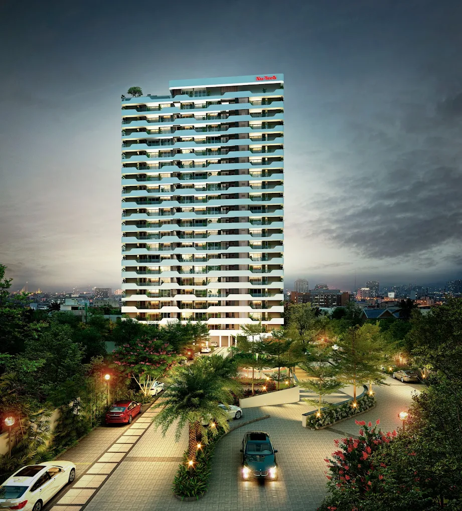 2BHK floor plan