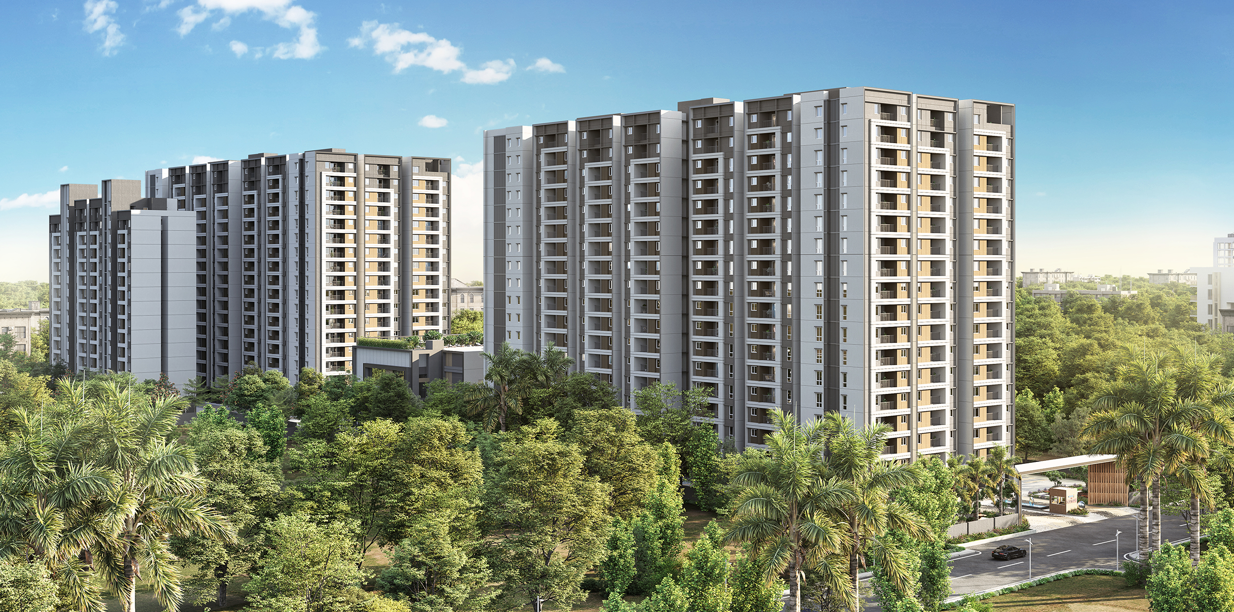 2BHK floor plan