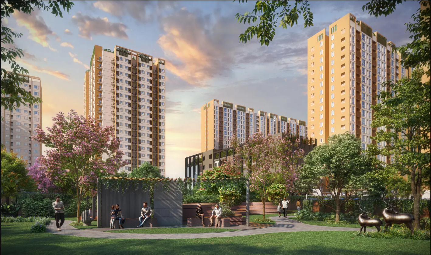 2BHK floor plan