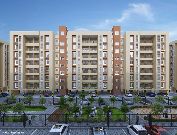 2BHK floor plan