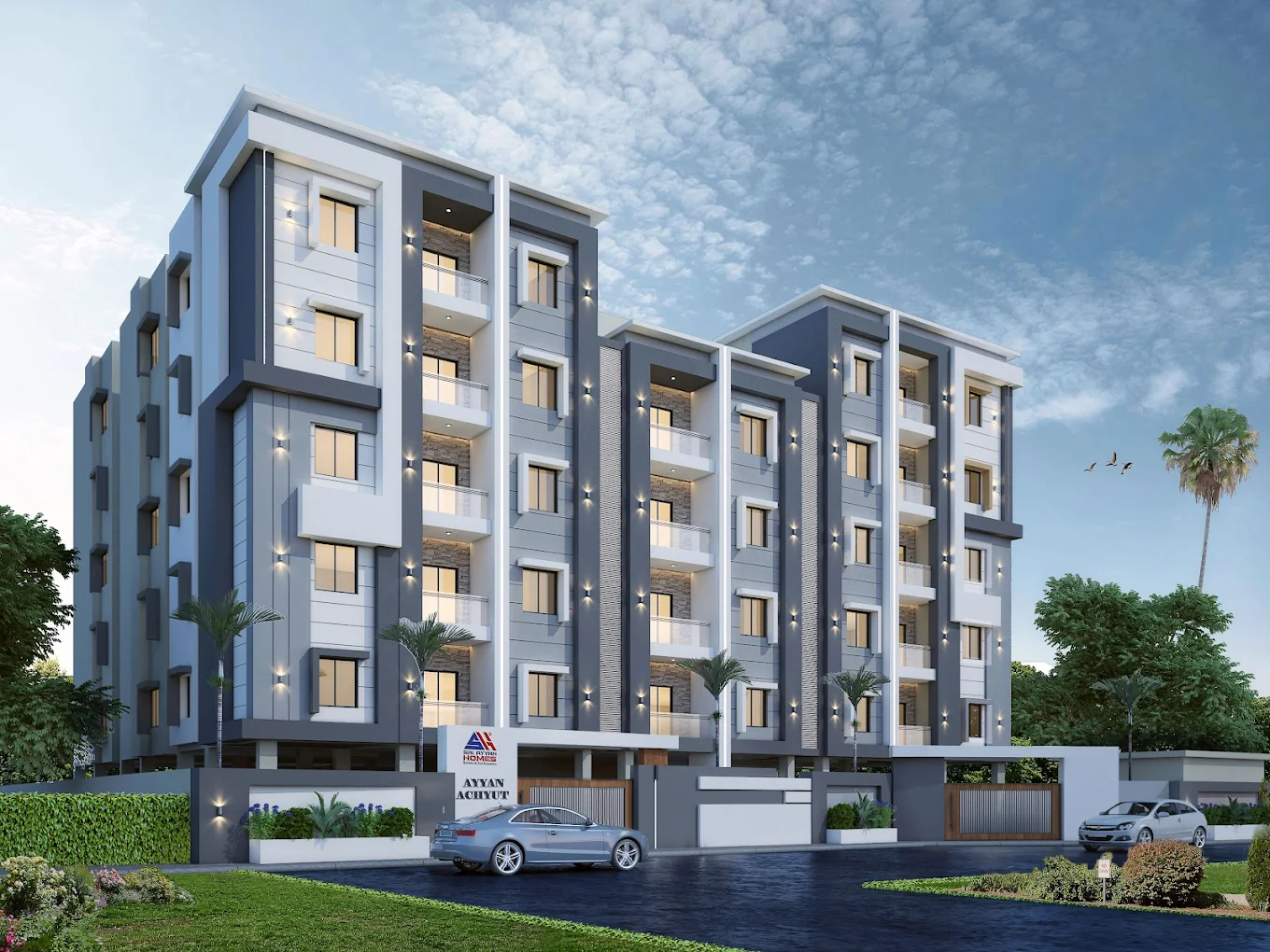 3BHK floor plan