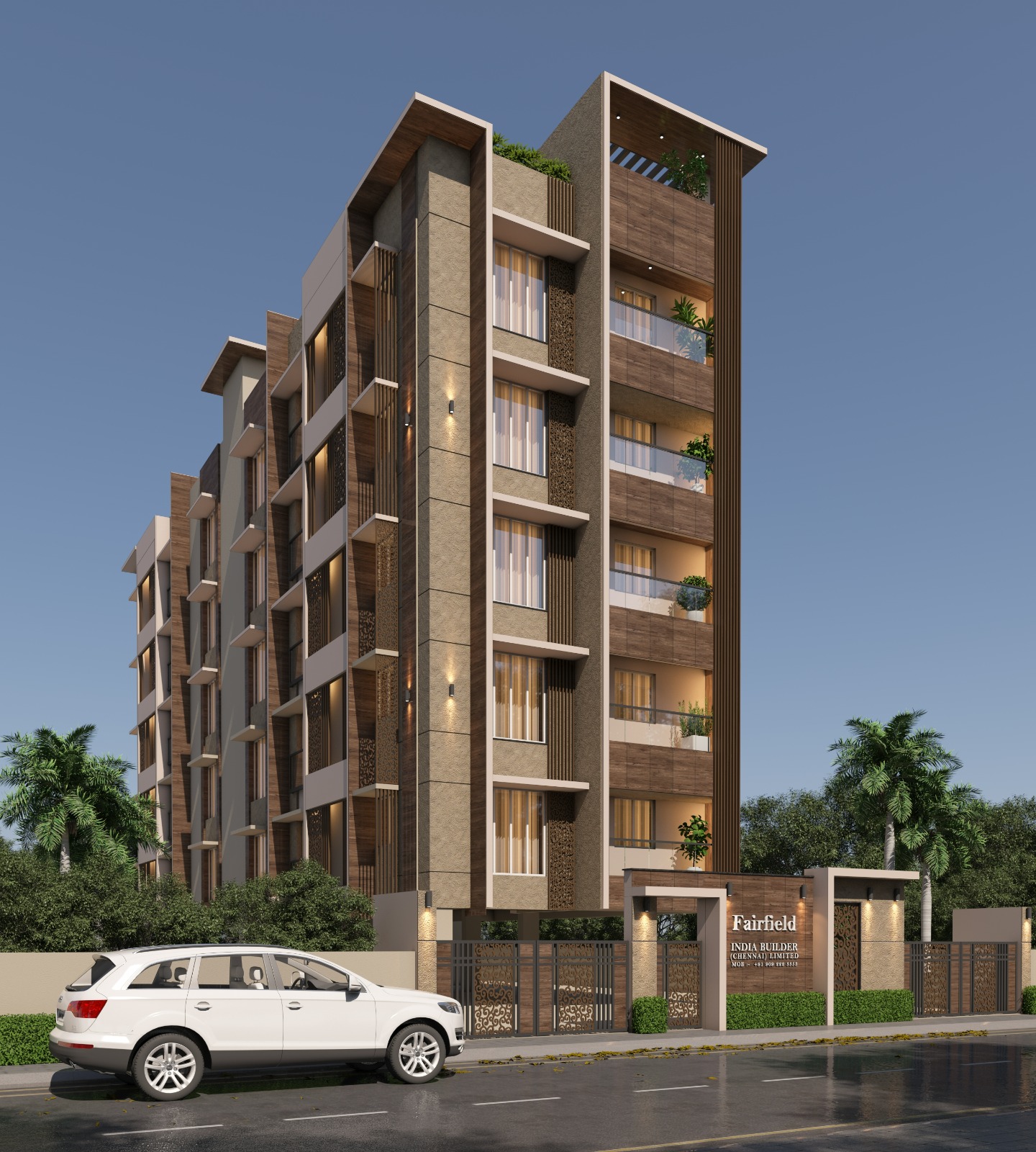 2BHK floor plan