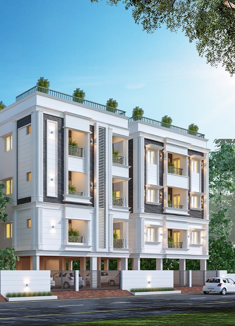 2BHK floor plan
