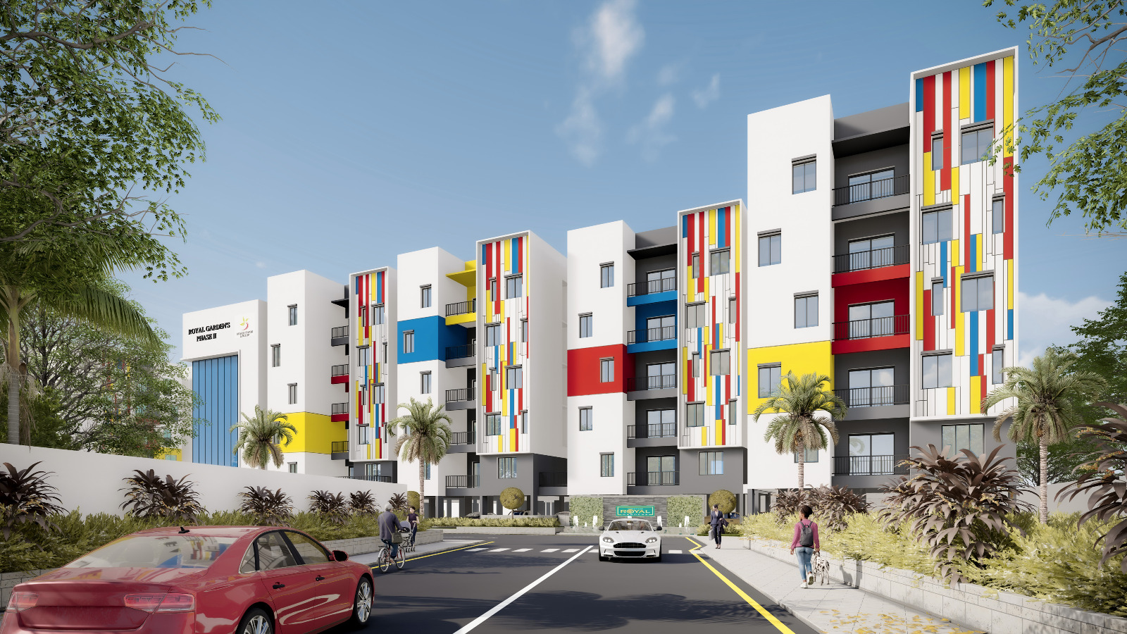 2BHK floor plan