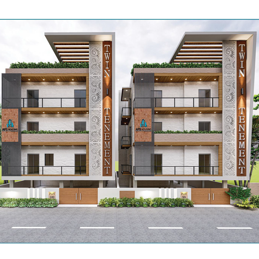 2BHK floor plan
