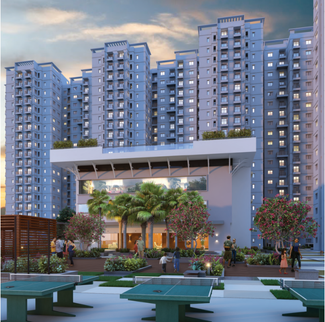 3BHK floor plan