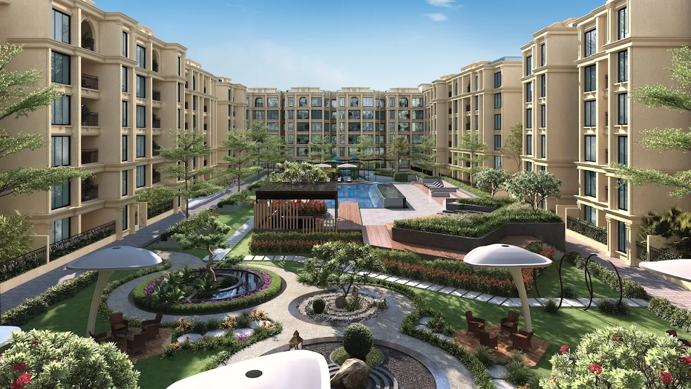 2BHK floor plan