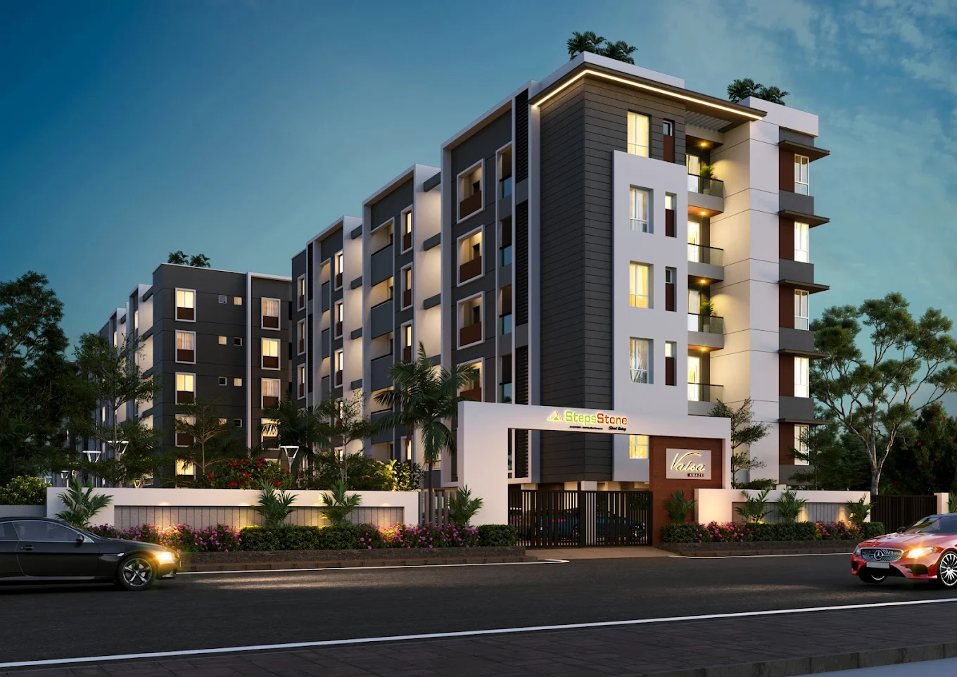 2BHK floor plan