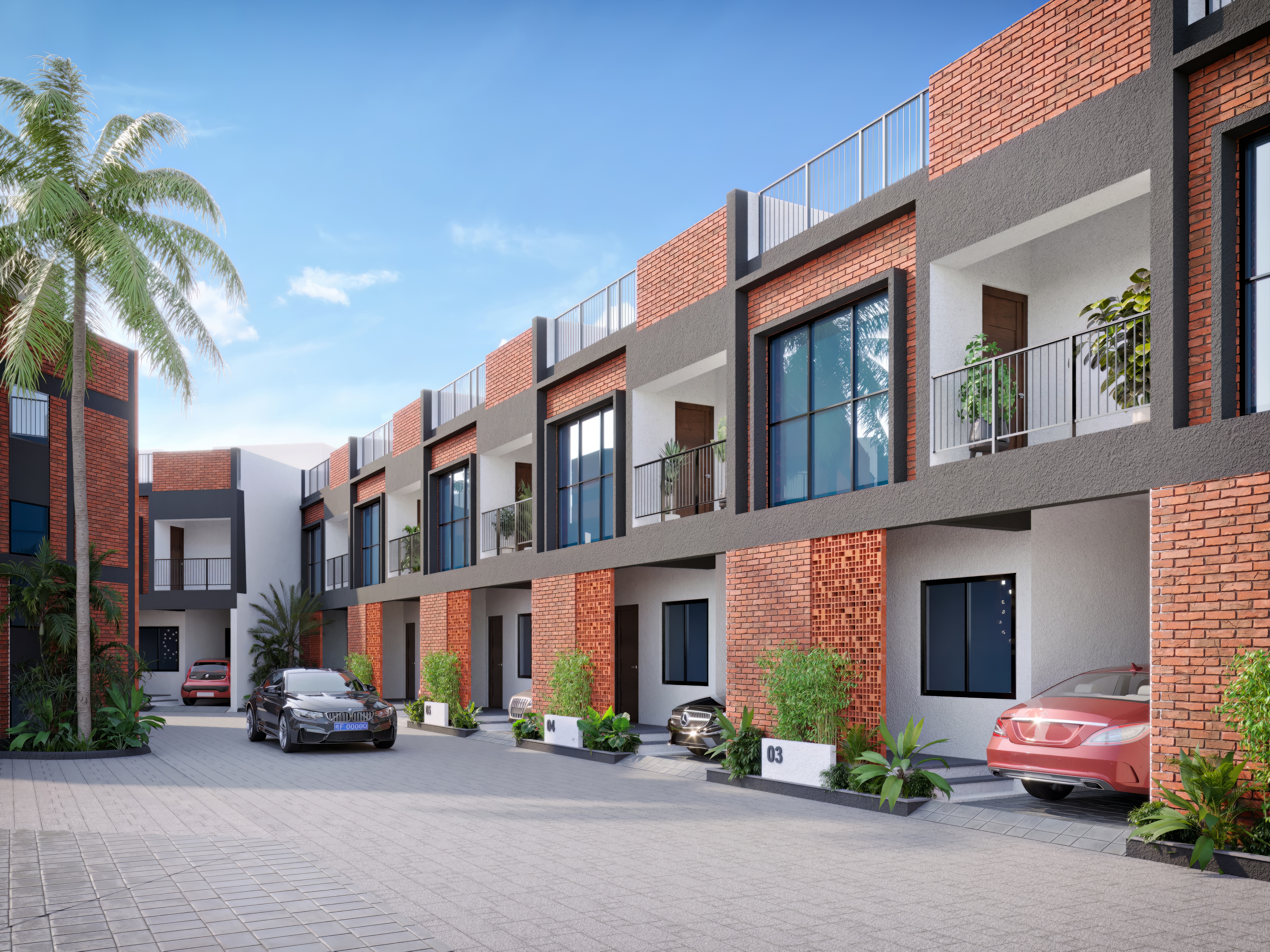 3BHK floor plan