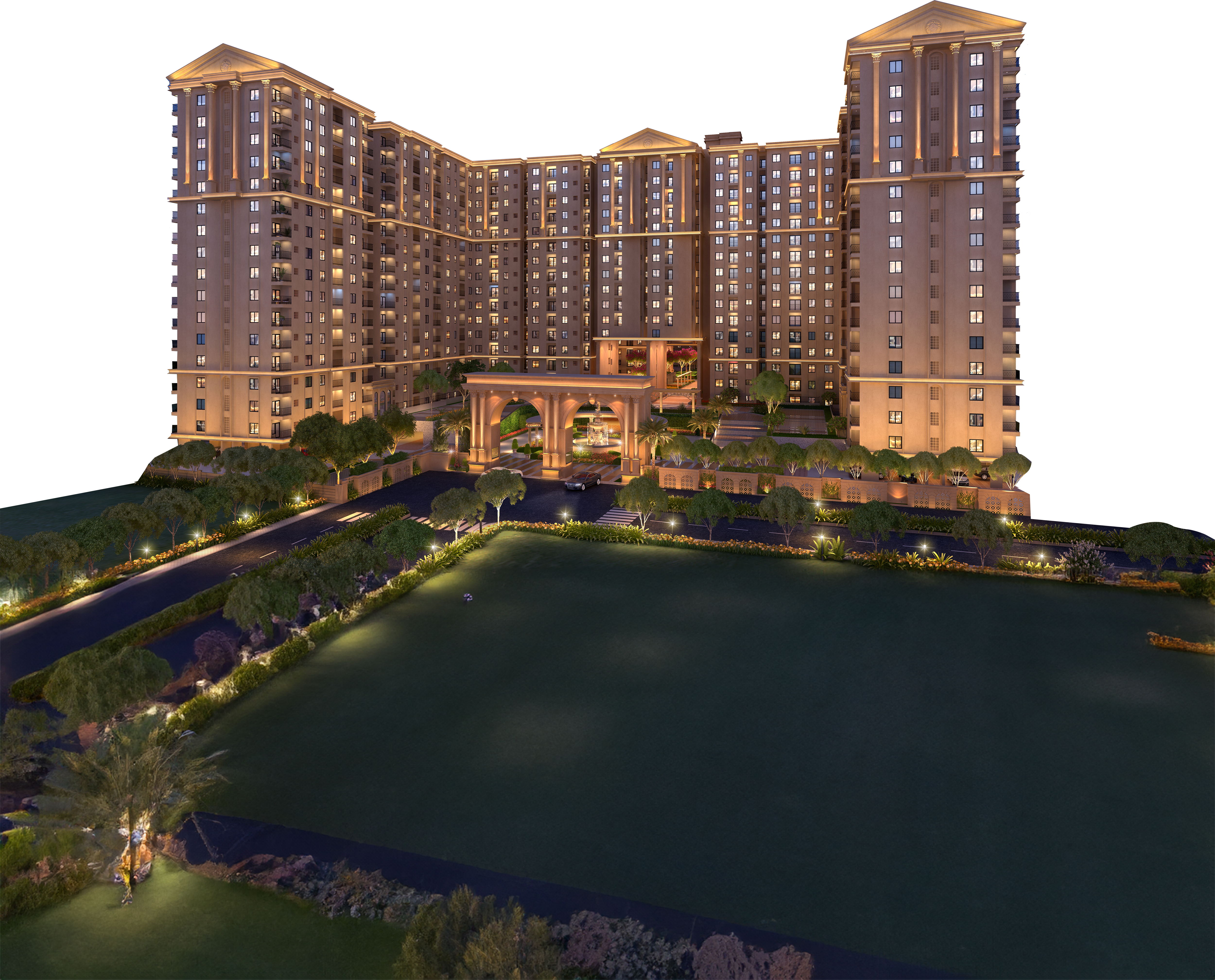 3BHK floor plan