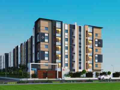 2BHK floor plan