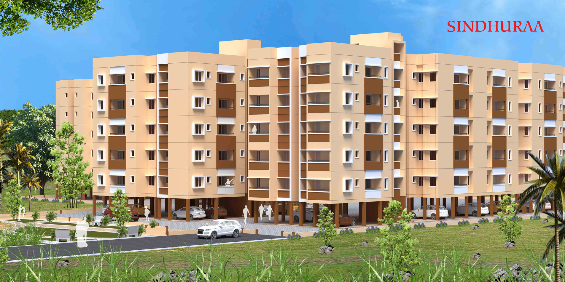 3BHK floor plan