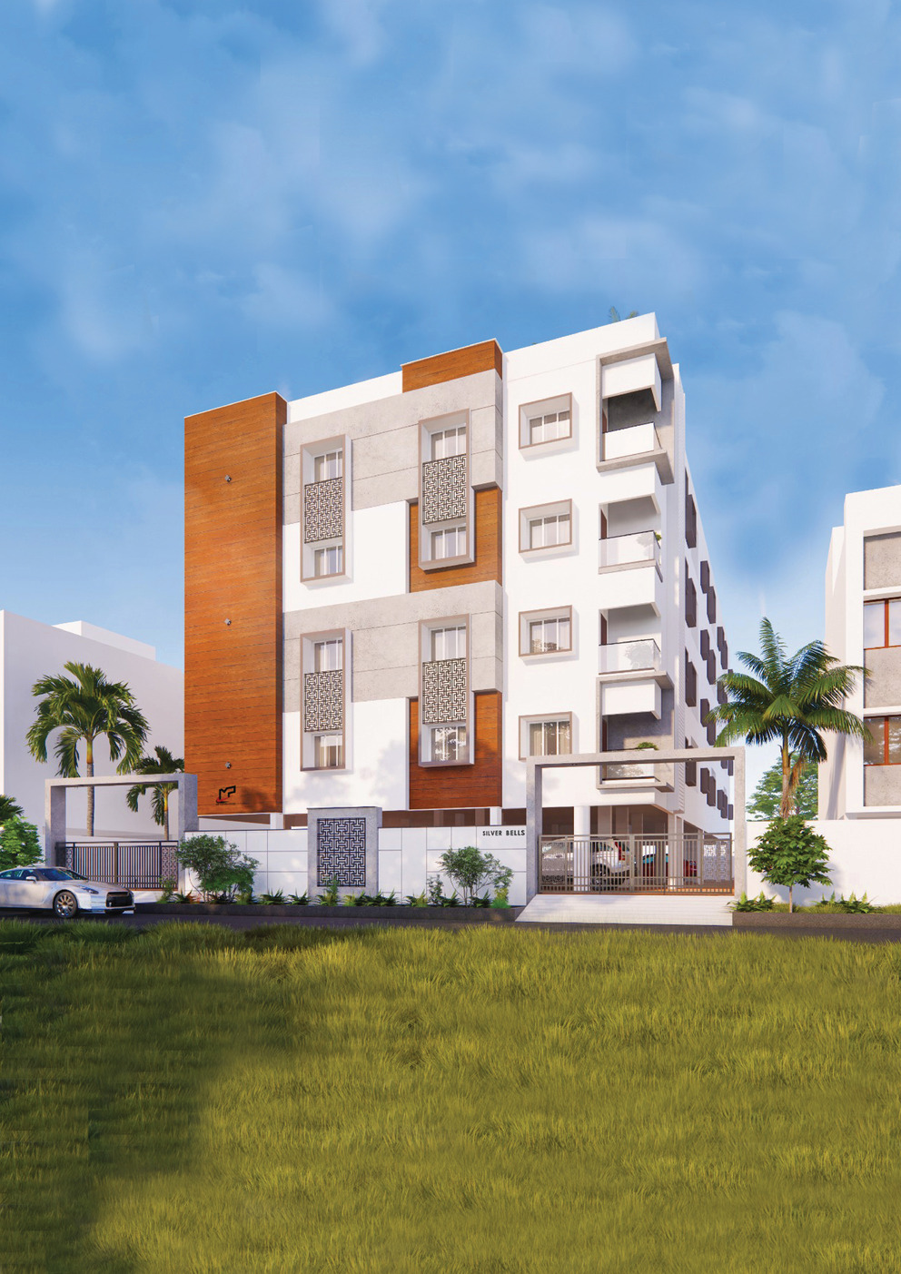 2BHK floor plan
